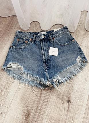 Шорты джинсовые zara
