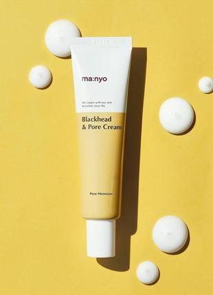 Крем очищаючий для боротьби з чорними точками manyo blackhead & pore cream 30 мл