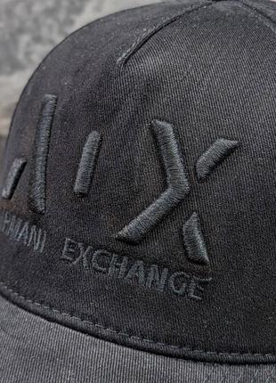 Брендовые кепки armani черные &lt;unk&gt; мужские бейсболки от армани3 фото