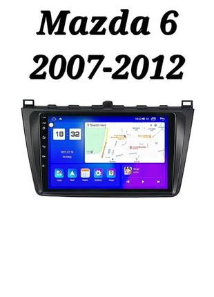 Магнітола android mazda 6 2007-2012, 2/32, 4 ядра + рамка!