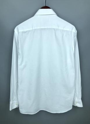 Camicissima milano assisi mens regular fit white shirt чоловіча класична біла сорочка8 фото