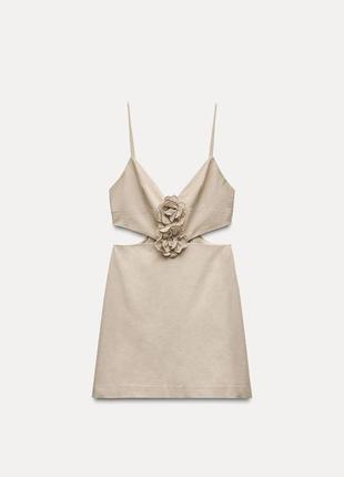 Коротка сукня zara xs/s | платье