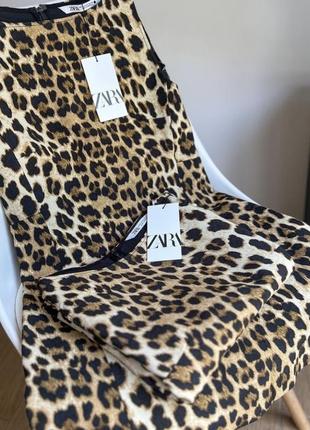 Сукня зара, zara, лео , леопардовий принт оригінал