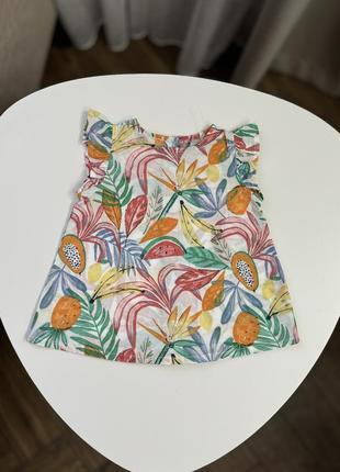 Детская летняя блуза на девочку