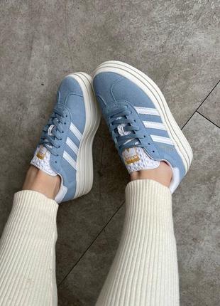 Кросівки adidas gazelle платформа