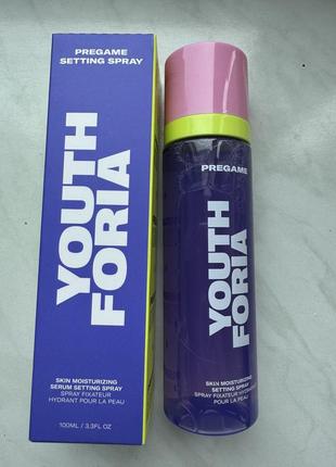 Pregame setting spray — это увлажняющая сыворотка-спрей для фиксации макияжа