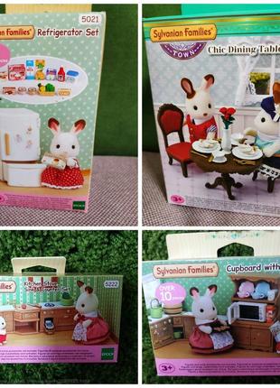 Sylvanian families семья кенгуру кроликов коал семья мебель магазин7 фото