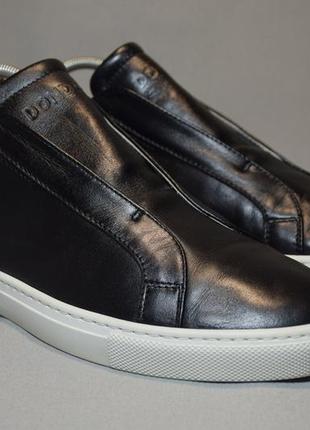 Мокасини сліпони dondup slip-on leather кеди кросівки. італія. оригінал. 40-41 р./27 см.