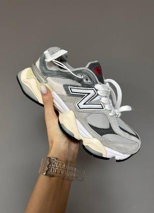 Кроссовки new balance 9060 rain cloud grey1 фото