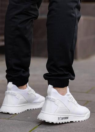 Мужские кроссовки adidas different white4 фото