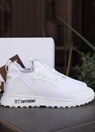 Мужские кроссовки adidas different white3 фото