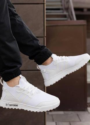 Мужские кроссовки adidas different white2 фото