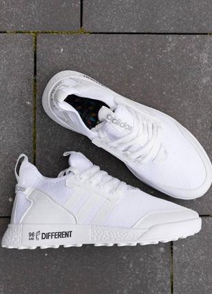 Мужские кроссовки adidas different white5 фото