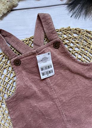 Вельветовий сарафан next 2-3 роки