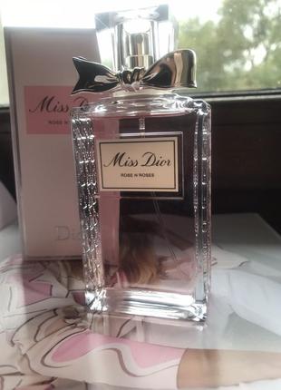 🔥неперевершений аромат dior miss dior rose🌹 n'roses 💝edt 100ml 🥰🥰, оригінал!!!