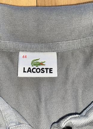 Поло lacoste 44 m-s футболка на довгий рукав оригінал4 фото