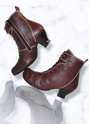 Эксклюзив! германия "tiggers" натур кожа! крутые дизайнерские ботинки ботильоны! 1000 тут