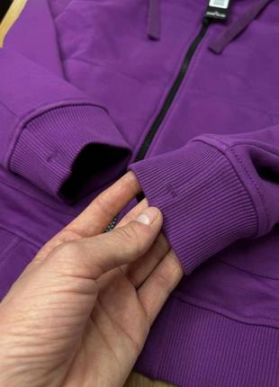 ◾️легендарне zip hoodie stone island violet ☂️5 фото