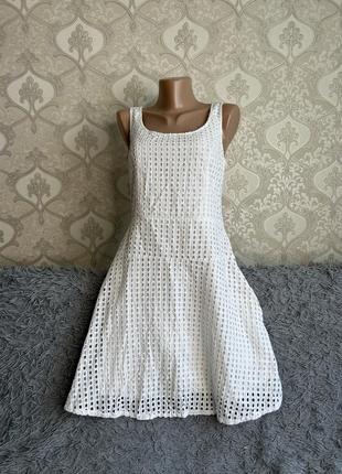 Платье женское. сарафан белое. летний женский сарафан. кружевное платье