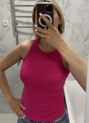 Майка в рубчик