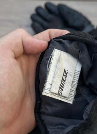 Мужские кожаные мото перчатки dainese мотоперчатки