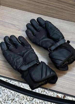 Мужские кожаные мото перчатки dainese мотоперчатки