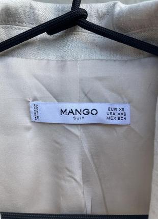 Льняной пиджак mango3 фото