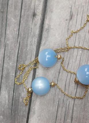 Колье винтаж люцит бренд celebrity