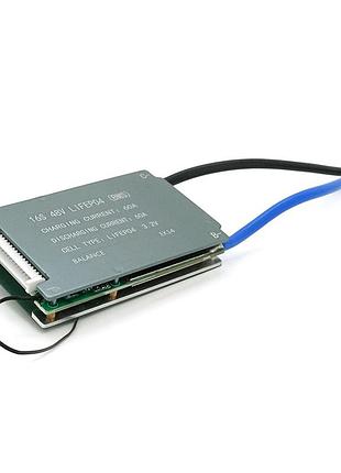 Bms плата leiba lifepo4 48v 16s 60a, алюмінієвий радіатор