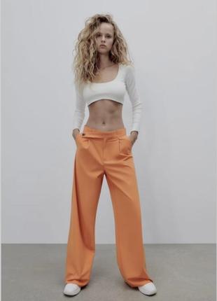 Шикарні стильні брюки zara чудової якості