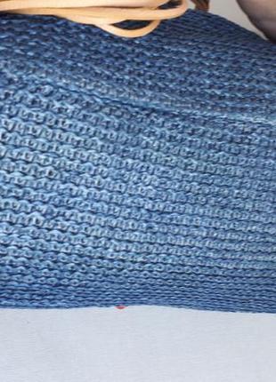 Сумка tula плетеная кожа с аппликацией7 фото