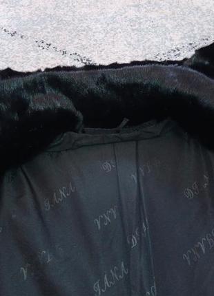 Брендова натуральна норкова шуба saga furs довга чорна (фото + відео)