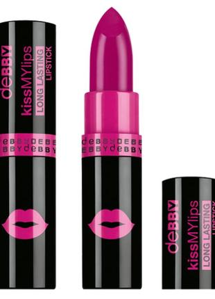 Помада для губ debby kiss my lips long lasting lipstick №09 - cyclamen (цикламен)
