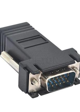 Подовжувач vga по rj45 витій парі пасивний, до 20м