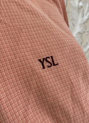 Yves saint laurent мужская рубашка burberry lacoste polo6 фото