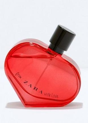 Туалетна вода zara with love zara для женщин