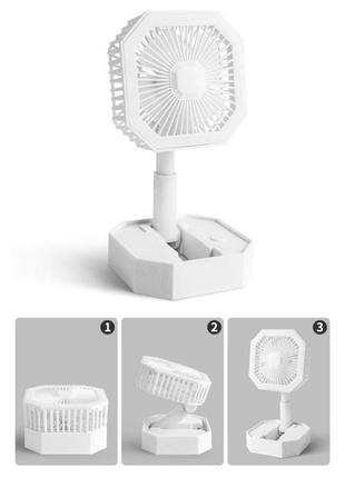 Вентилятор портативный складной на аккумуляторе flybat jy-1129 9530 usb