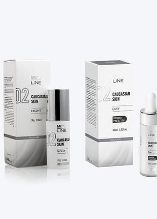 Набір new 02 me line caucasian skin day + 02 me line caucasian skin night