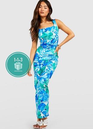 Облегающее длинное платье boohoo