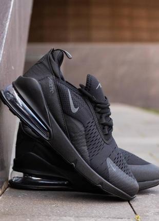 Мужские кроссовки найк аир макс 270 чёрные / nike air max 270 total black9 фото