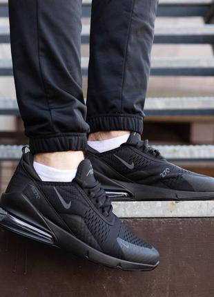 Мужские кроссовки найк аир макс 270 чёрные / nike air max 270 total black6 фото