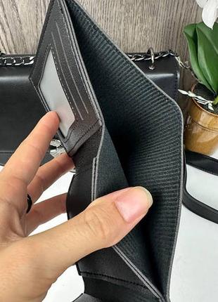 Набір жіноча сумочка клатч пташки пінко + жіночий гаманець женская сумка птички