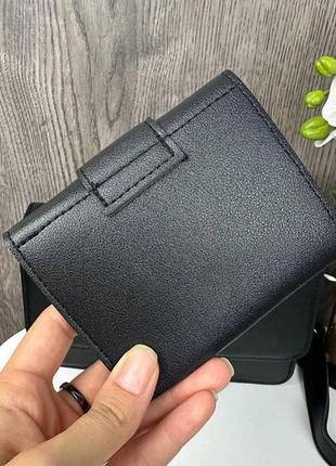 Набір жіноча сумочка клатч пташки пінко + жіночий гаманець женская сумка птички