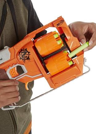Нерф зомбі страйк переворот nerf zombie strike flipfury blaster a96035 фото