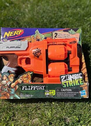 Нерф зомбі страйк переворот nerf zombie strike flipfury blaster a9603