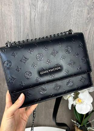 Женская мини сумка на плечо с тиснением стиль louis vuitton женка маленькая сумочка клатч луи
