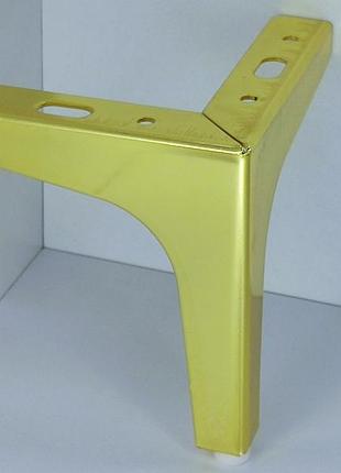 Ніжка (опора) меблева 125x125x130, gold