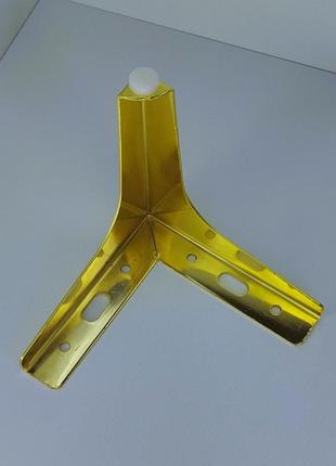 Ніжка (опора) меблева 125x125x130, gold