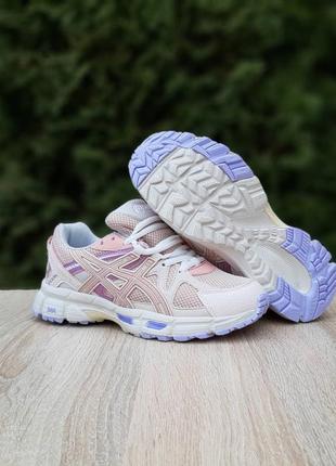 Жіночі кросівки asics gel kahana 8 пудра з бузковим7 фото