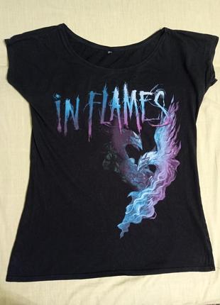 Футболка без рукавів  in flames